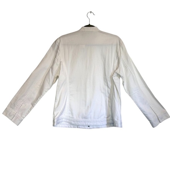 Chico's Platinum White Jean Jacket - Picture 2 of 8